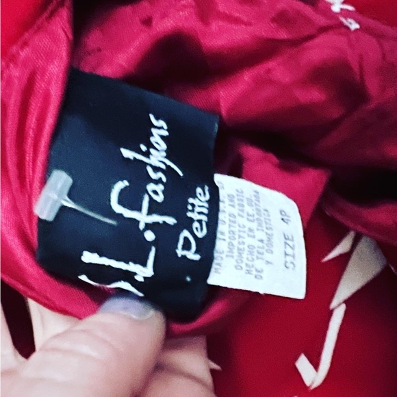 ❤️NWOT DEAD STOCK VINTAGE RED ASIAN DRESSES SIZE: SMALL & M/L - Picture 10 of 10